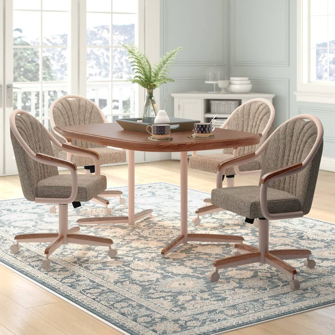 5 Piece Solid Wood Dining Set