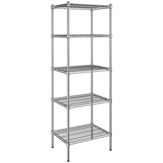 18 X 24 Nsf Chrome 5-Shelf Kit With 72 Posts