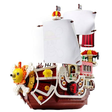 Thousand Sunny Pirate Boat Building Block Set Large 1 Piece Battleship Building Kit Gift