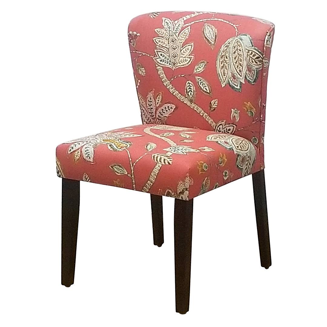 Solid Wood Parson Chair  Upholstery