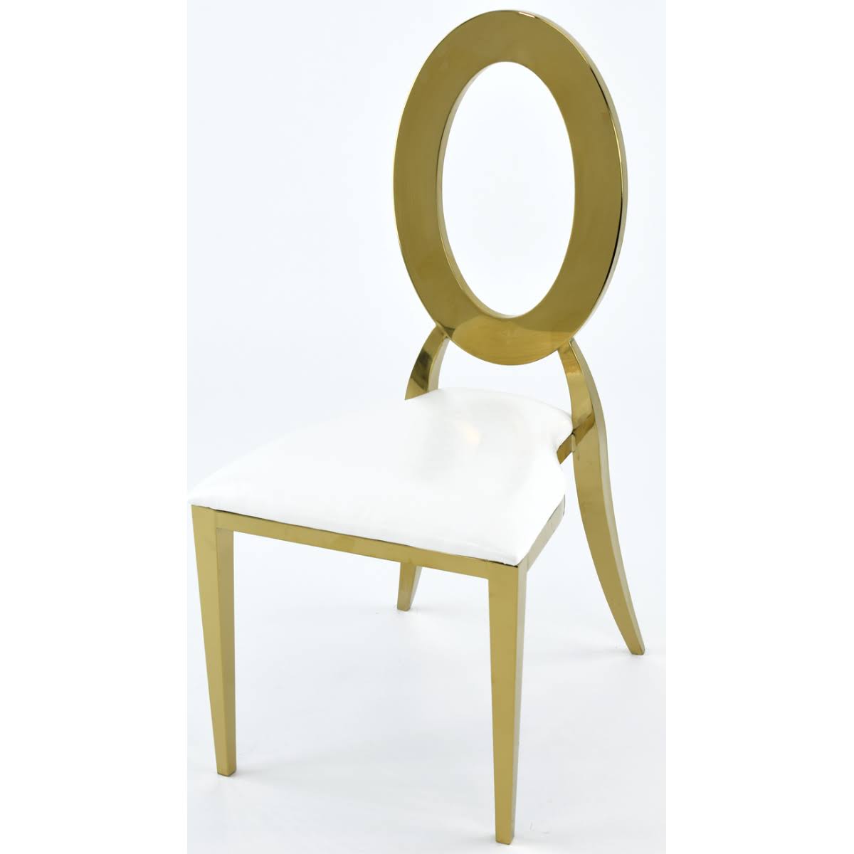 Steel Ava Dining Chair-Gold