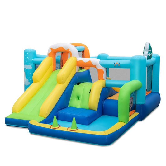 7-In-1 Kids Inflatable Bounce Castle Multi-Play Jumping House