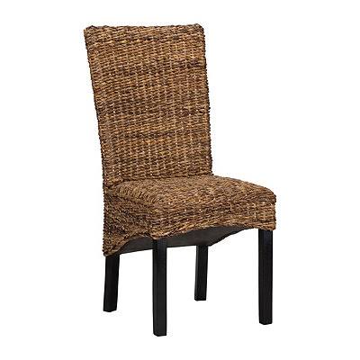 Windsor Rattan Dining Chair Black/Brown