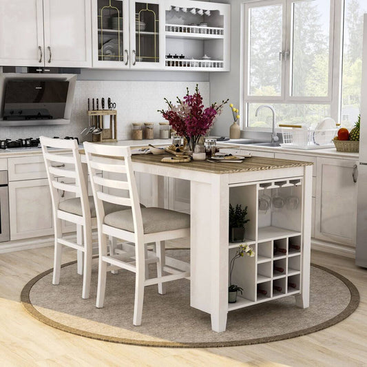 3 Person Counter Height Dining Set