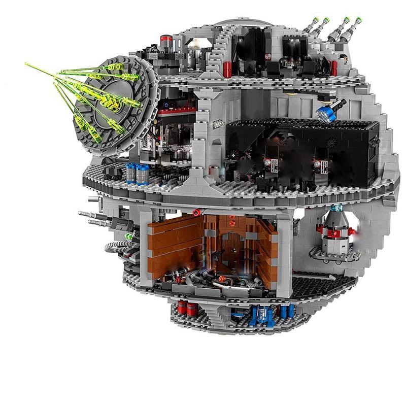 4126pcs Death Star Planet Building Blocks Dead Planet Ultimate Starship Bricks With 25 Mini Figures