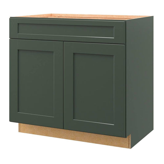 + Roth Galway 36-In W X 34.5-In H X 24-In D Sage Sink Base Fully Assembled Cabinet 25350gw