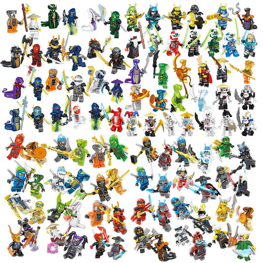 104pcs Ninjago Skeletal Army Snake Monster Tribe Minifigures Compatible Toy