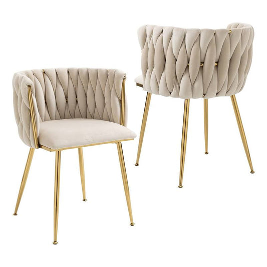 Velvet Dining Chairs Set Upholstered Dining Room Chairs With Gold Metal Legs