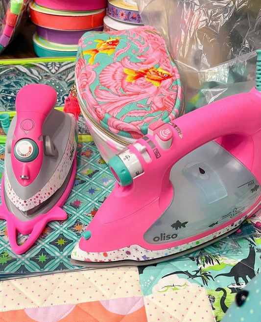 Tula Pink Oliso - Pro Plus Iron Or Mini Iron With Trivet - Starts Shipping 2024