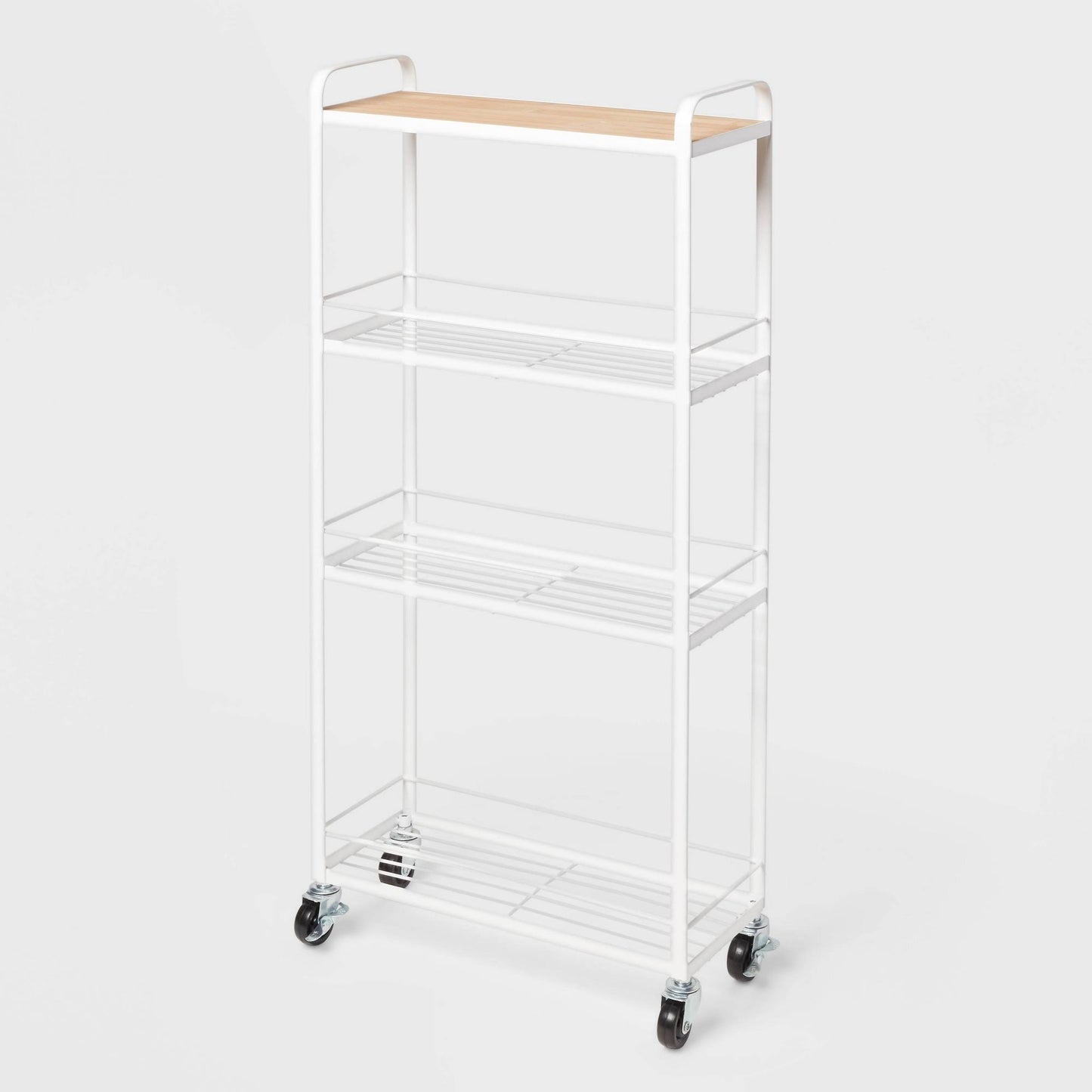 Skinny Storage Cart Matte White