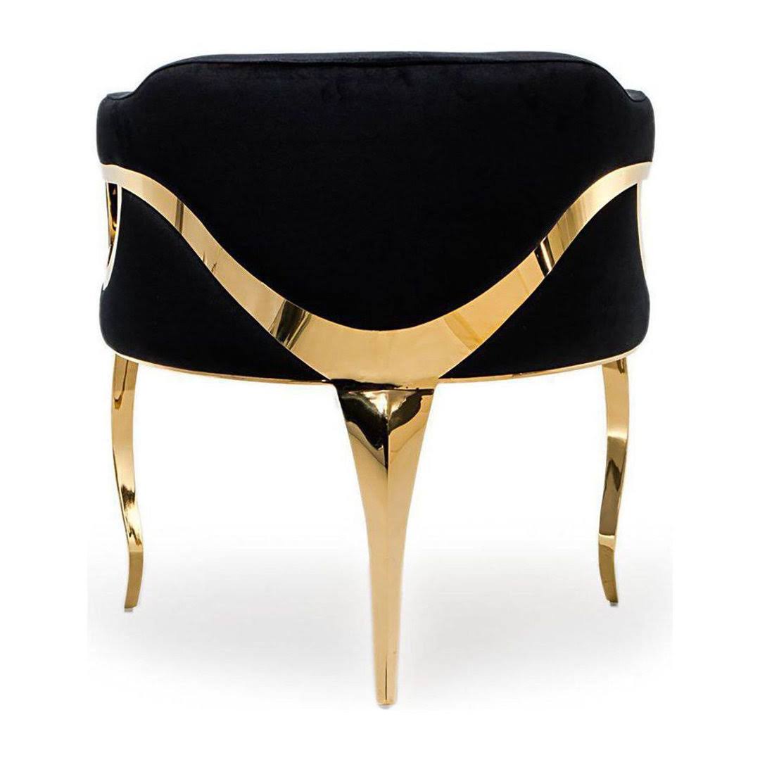 Velvet Arm Chair Everly Quinn