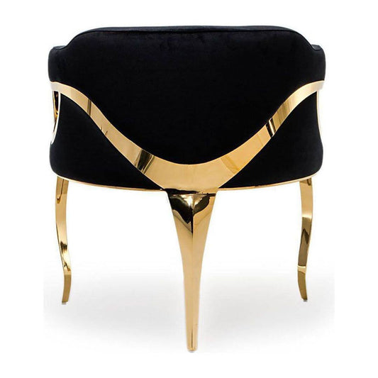 Velvet Arm Chair Everly Quinn