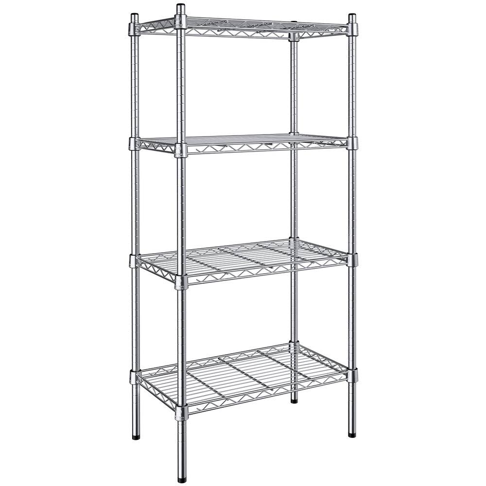 14 X 24 Nsf Chrome 4-Shelf Kit With 54 Posts