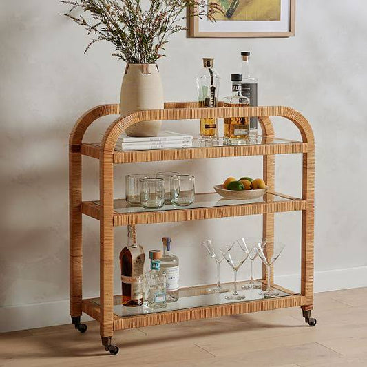 Wood Bar Cart,Wood