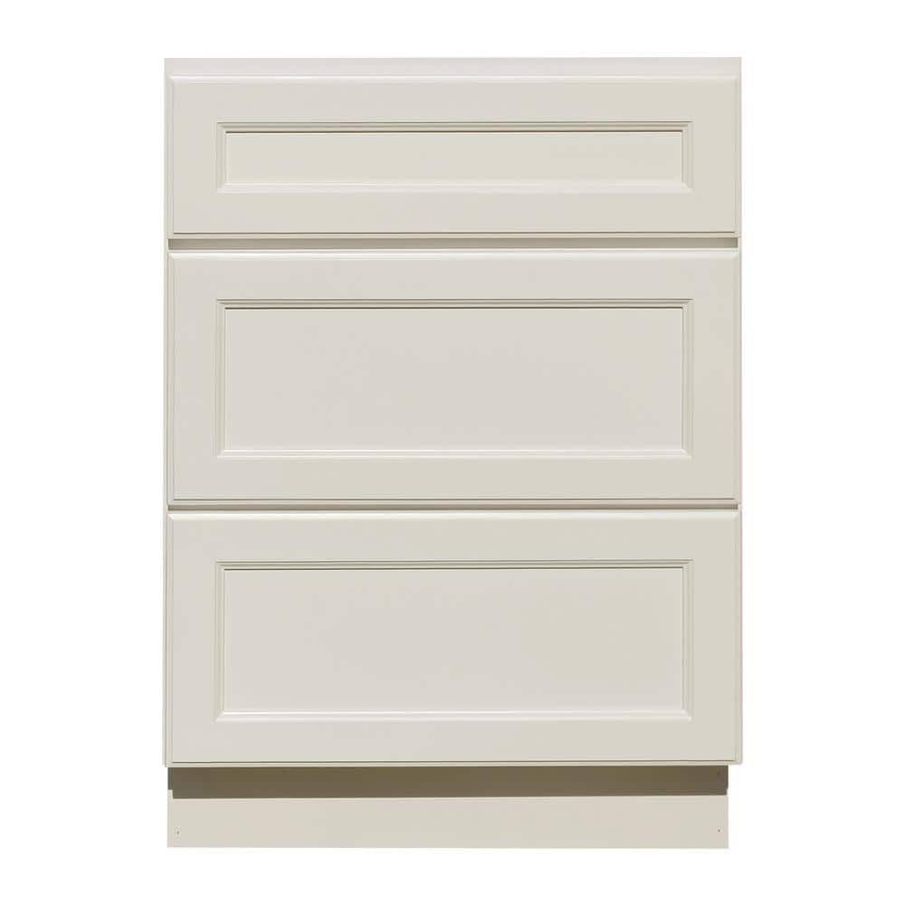 12 In. W X 21 In. D X 34.5 In. H Ready To Assemble Vanity Cabinet With 3-Drawers